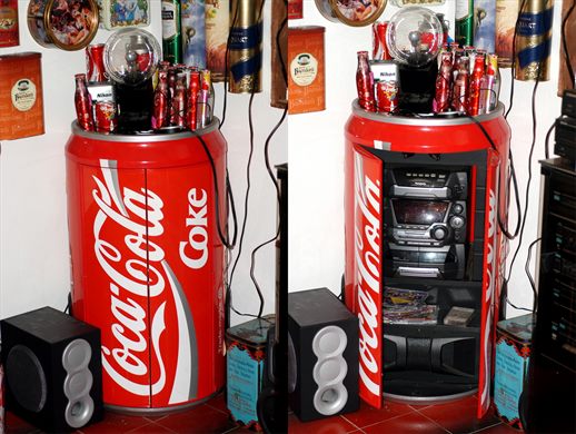 Coca-Cola - Movel para aparalhagem
