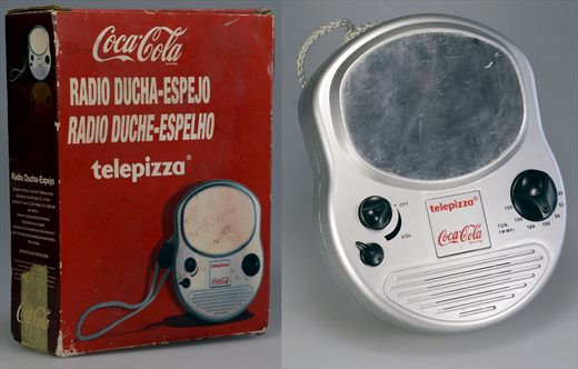 Coca-Cola - Radio ducha-espelho telepizza
