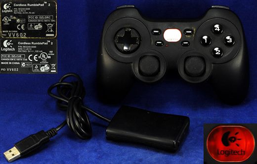 Logitech Cordless RumblePad 2 model G-RC14