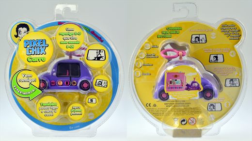 Pixel Chix Carro - roxo-megenta-laranja L4096