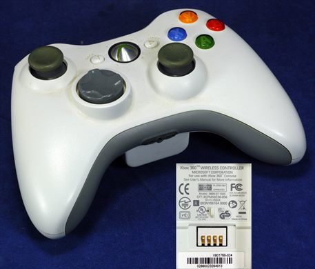 Microsoft XBOX 360 Wireless Controller white