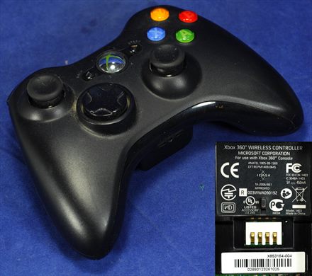 Microsoft XBOX 360 Wireless Controller black