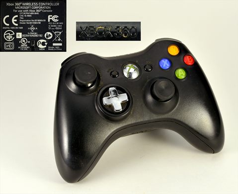 Microsoft XBOX 360 wireless controller black