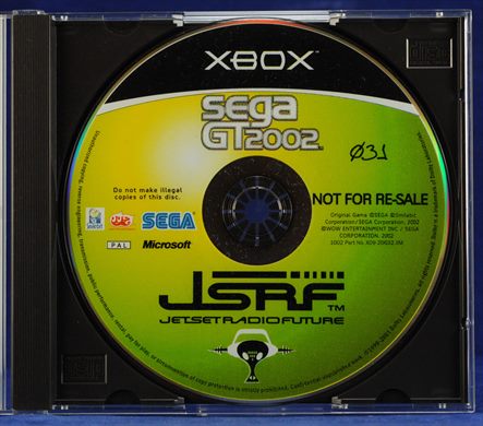 Sega GT2002 - Jetset Radio Future - XBOX