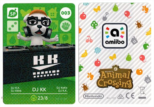 Animal Crossing NVL-101 003 DJ KK 003-AC-AOP