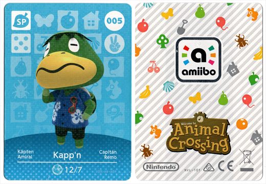 Animal Crossing NVL-101 005 Kapp'n 005-AE-AOP