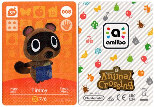 Animal Crossing NVL-101 008 Timmy 008-AH-AOP