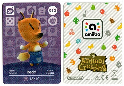 Animal Crossing NVL-101 012 Redd 012-AL-AOP