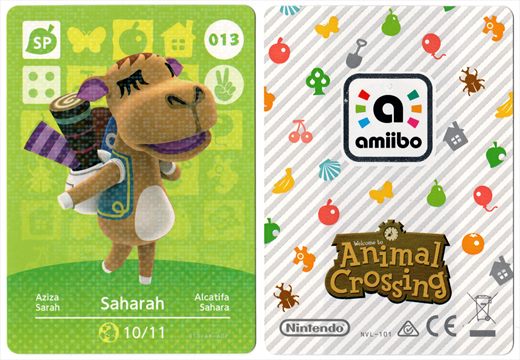 Animal Crossing NVL-101 013 Saharah 013-AM-AOP