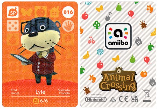 Animal Crossing NVL-101 016 Lyle 016-AQ-AOP