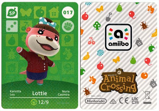 Animal Crossing NVL-101 017 Lottie 017-AR-AOP