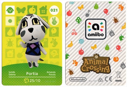 Animal Crossing NVL-101 021 Portia 021-AV-AOP