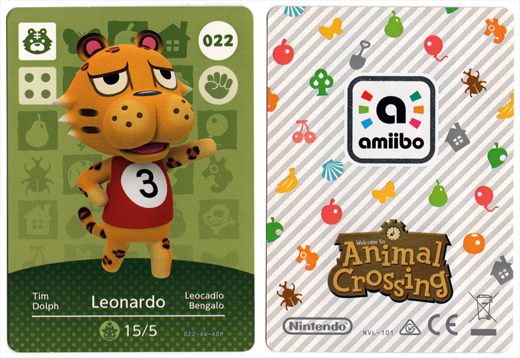 Animal Crossing NVL-101 022 Leonardo 022-AW-AOP
