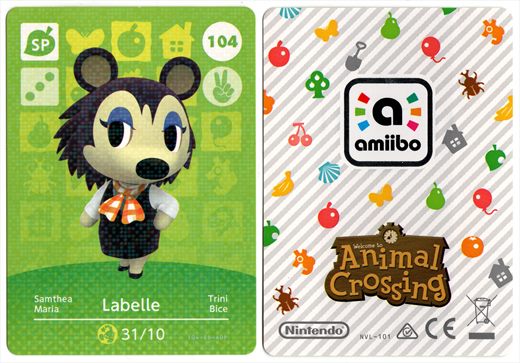 Animal Crossing NVL-101 104 Labelle 104-ED AOP