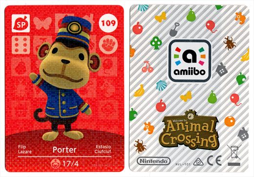 Animal Crossing NVL-101 109 Porter 109-EI-AOP