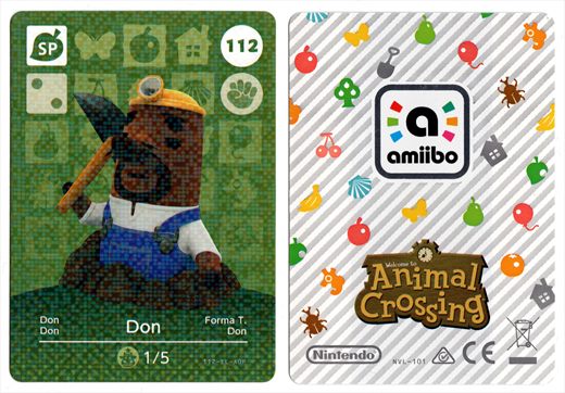 Animal Crossing NVL-101 112 Don 112-EL-AOP