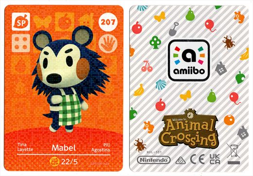 Animal Crossing NVL-101 207 Mabel 207-IG-AOP
