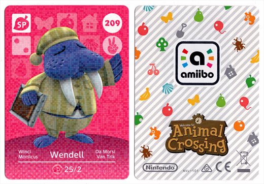 Animal Crossing NVL-101 209 Wendell 209-II-AOP