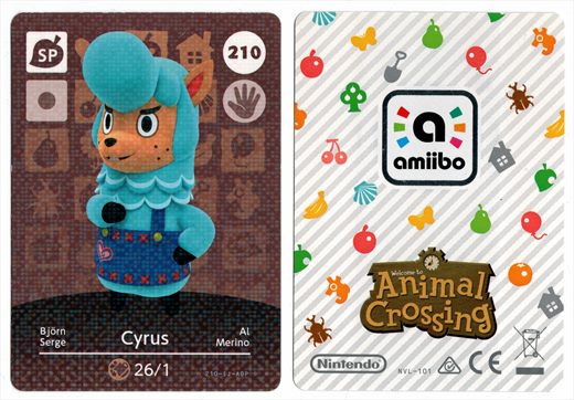 Animal Crossing NVL-101 210 Cyrus 210-IJ-AOP