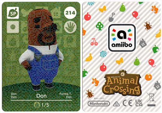 Animal Crossing NVL-101 214 Don 214-IN-AOP