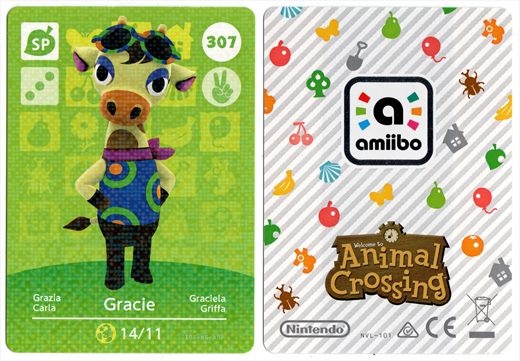 Animal Crossing NVL-101 307 Gracie 307-MG-AOP