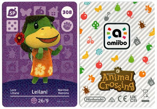 Animal Crossing NVL-101 308 Leilani 308-MH-AOP