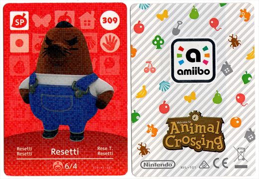 Animal Crossing NVL-101 309 Resetti 309-MI-AOP