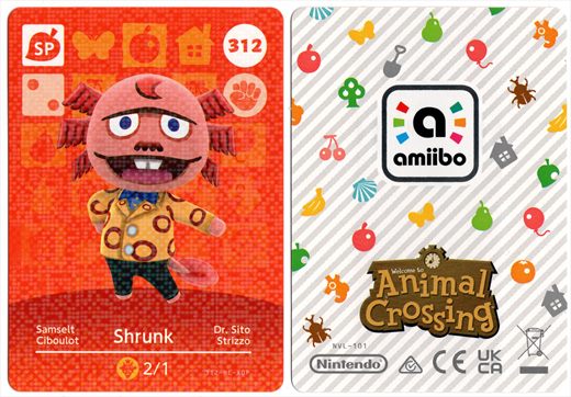 Animal Crossing NVL-101 312 Shrunk 312-ML-AOP
