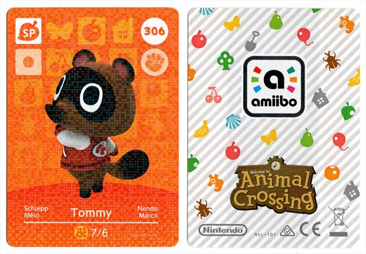 Animal Crossing NVL-101 316 Tommy 306-MF-AOP