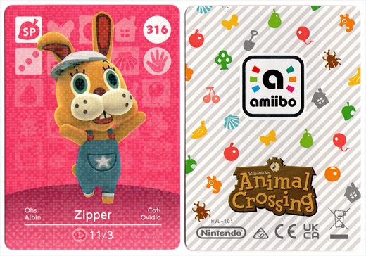 Animal Crossing NVL-101 316 Zipper 316-MQ-AOP