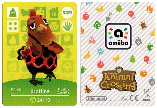 Animal Crossing NVL-101 329 Broffina 329-ND-AOP