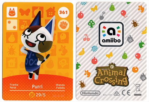Animal Crossing NVL-101 361 Purrl 361-OK-AOP