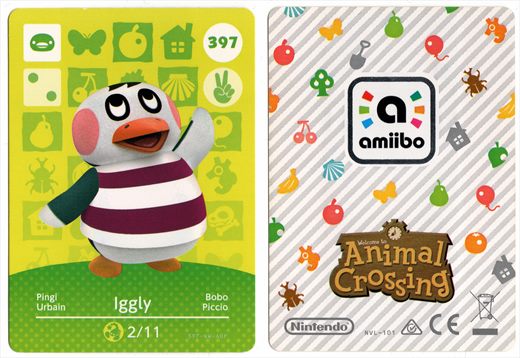 Animal Crossing NVL-101 397 Iggly 397-QW-AOP