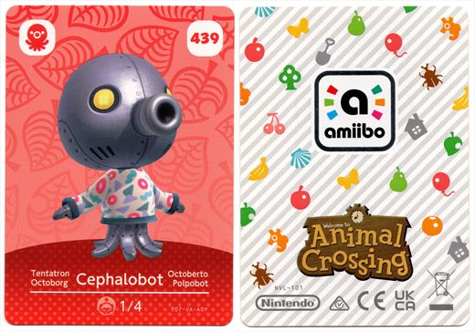 Animal Crossing NVL-101 439 Cephalobot 907-UA-AOP