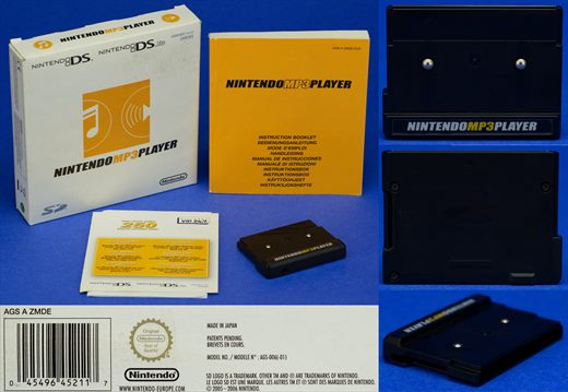 Nintendo MP3 Player AGS-006(-01) AGS A ZMDE
