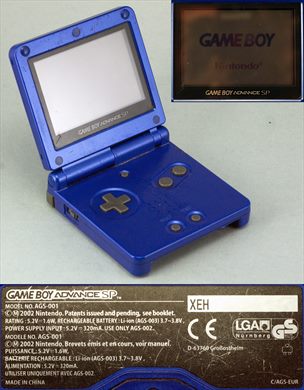 Game Boy Advance SP AGS-001 Cobalt