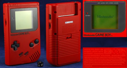 Nintendo Game Boy Play it loud series DMG-01 radiant red