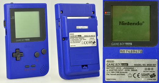 Game Boy pocket MGB-001 blue