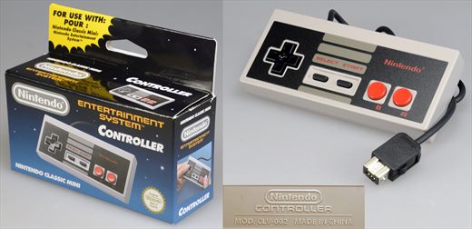 Nintendo Entertainment System (NES) Classic mini Controller CLV-002