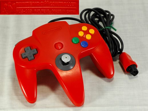 Nintendo 64 controller (vermelho)