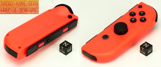 Nintendo Switch HAC-016 HAC-A-JCR-V5 NEON RED Rigth Side Joy Con