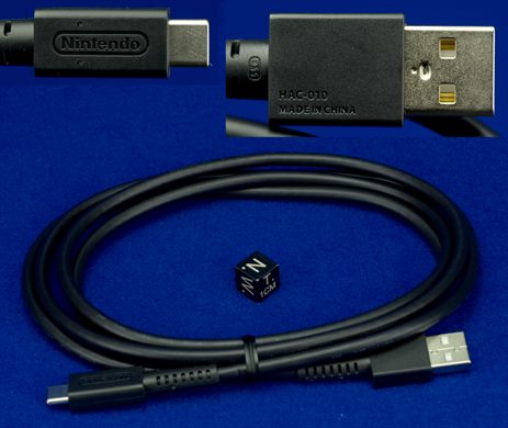Nintendo Switch Pro HAC-010 USB-A to USB-C cable