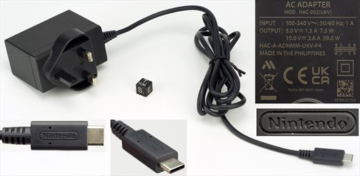 Nintendo AC Adapter for Nintendo Switch HAC-002(UKV)