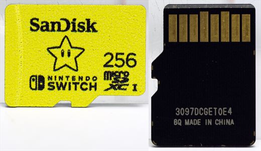 SanDisk Micro SD XC I 256Gb Super Mario Star