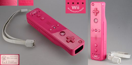 Wii remote RVL-036 pink