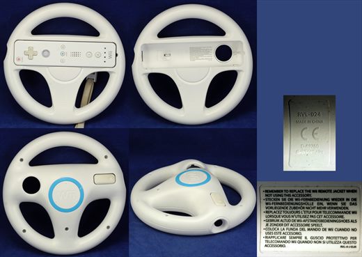 Wii Wheel white RVL-024