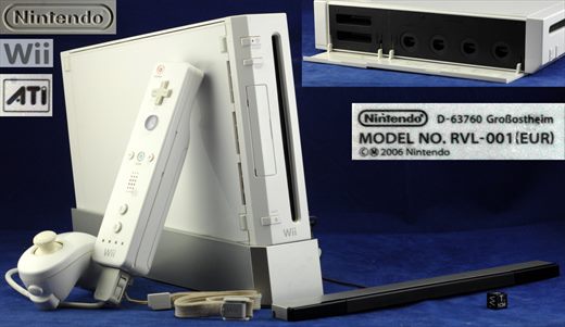 Nintendo Wii RVL-001 (EUR) white