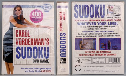 Carol Vordermans Sudoku DVD Game (caixa pequena)