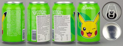 QDOL Agua con gas lima Pokemon Pikachu 330 ml 2027-05-10