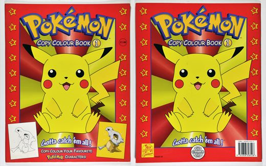 Pokemon Copy Colour Book 1